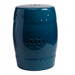  - Garden Stool Dark Blue